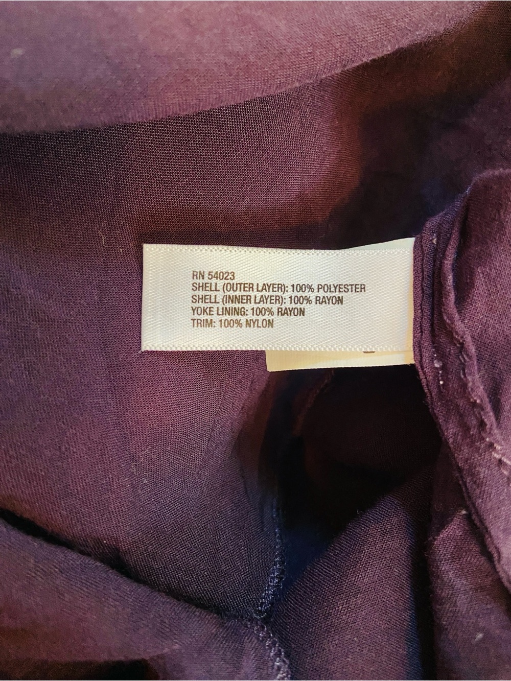 Gap Flowy Double-layer Purple Racerback Tank - Picture 8 of 8
